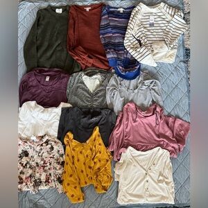 Maternity Long Sleeve Tops Small